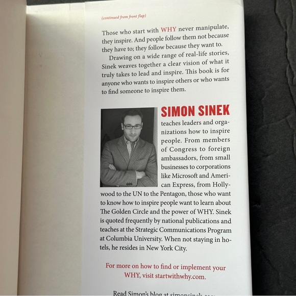 Start With Why by Simon Sinek | Self-Help, Business | Hardcover Book - Picture 4 of 12